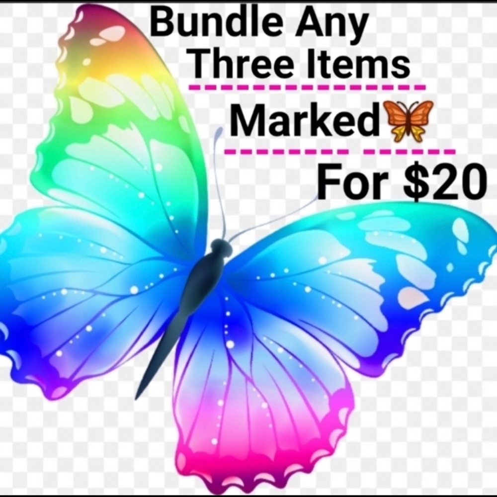 HUGE SALE‼️ Bundle any 3 items that has 🦋 for 20